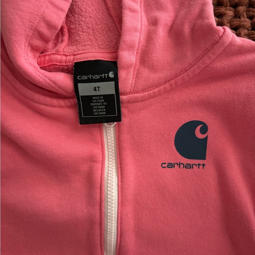 Toddler girls Carhartt quarter zip